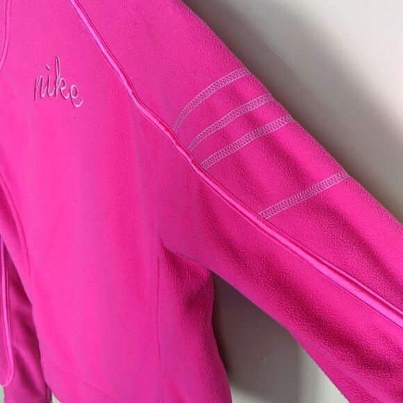 Vintage Hot 🩷 Pink Nike Fitted Fleece Size Small - Picture 8 of 10